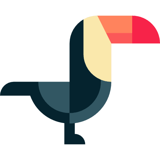 A cool toucan logo